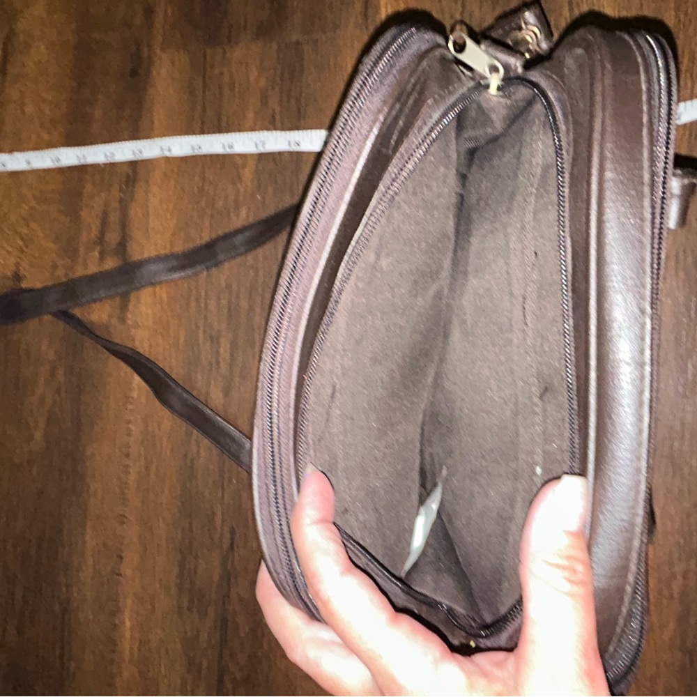 Leather Patchwork Crossbody - image 7